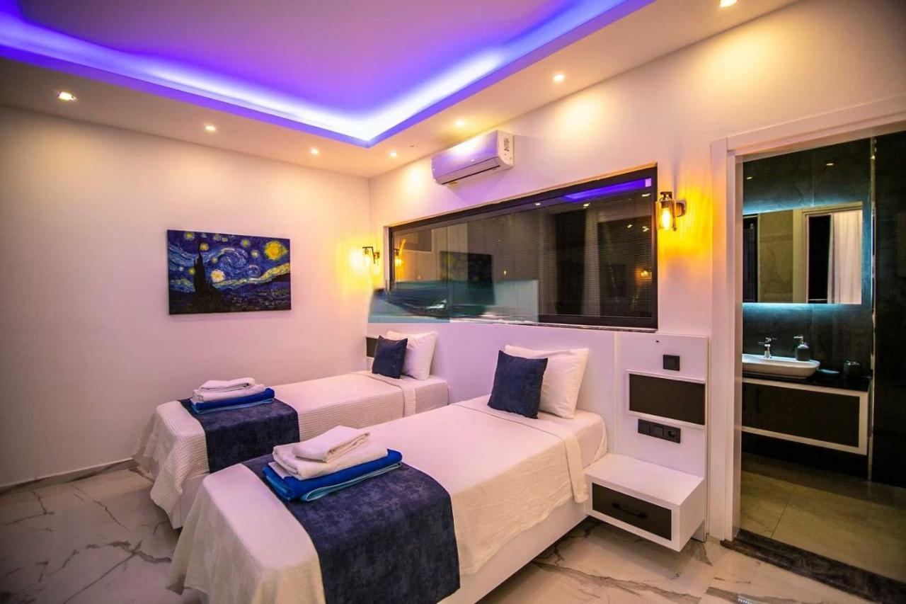 Villa Lycian-Kalkan 3 Bedroom-2 Jakuzzies-Sauna-Turkish Hamam-Huge Private Pool And Lovely Garden Kaș Exterior foto