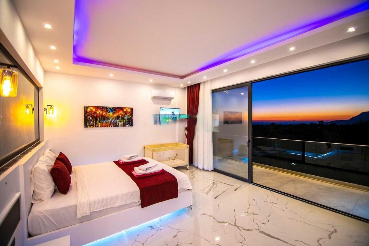 Villa Lycian-Kalkan 3 Bedroom-2 Jakuzzies-Sauna-Turkish Hamam-Huge Private Pool And Lovely Garden Kaș Exterior foto