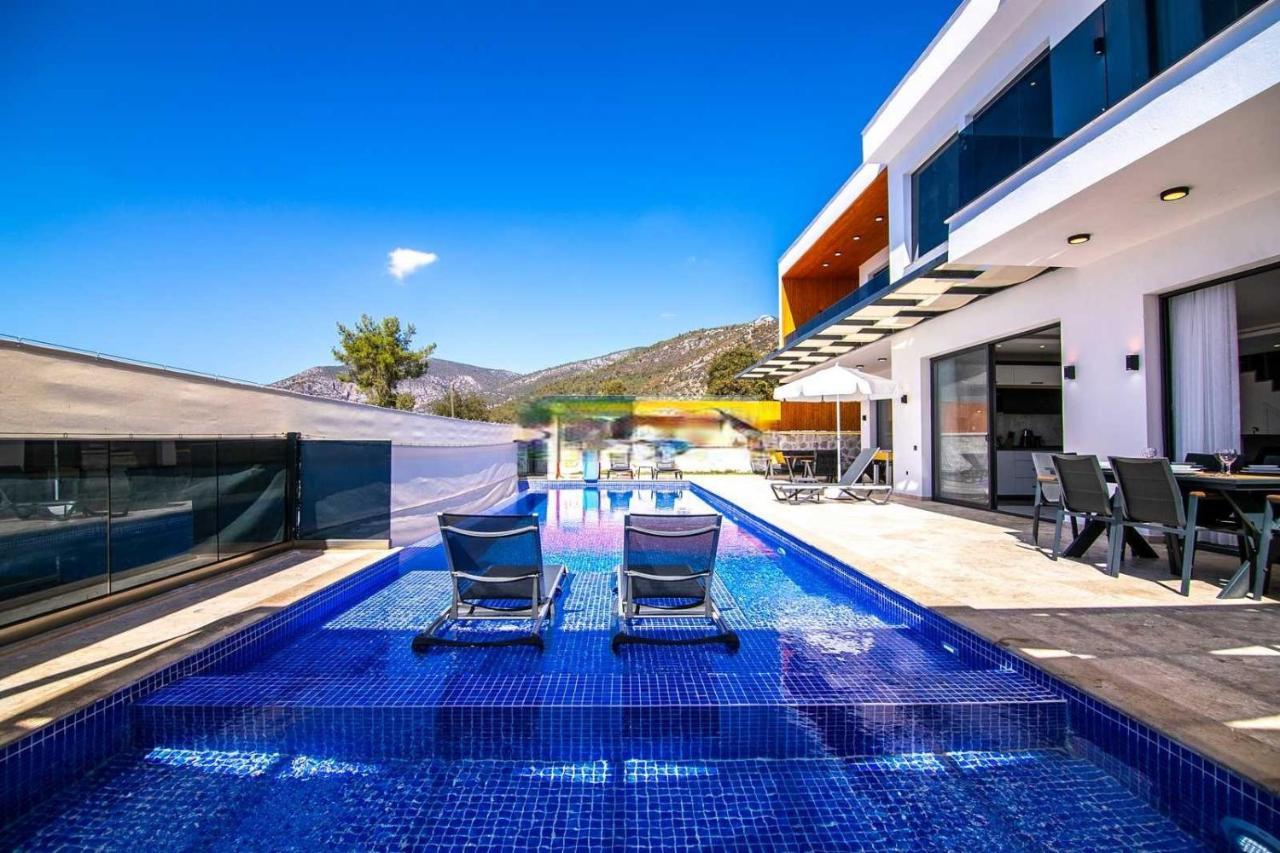 Villa Lycian-Kalkan 3 Bedroom-2 Jakuzzies-Sauna-Turkish Hamam-Huge Private Pool And Lovely Garden Kaș Exterior foto